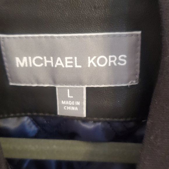 Michael Kors leather jacket black - Picture 2 of 8